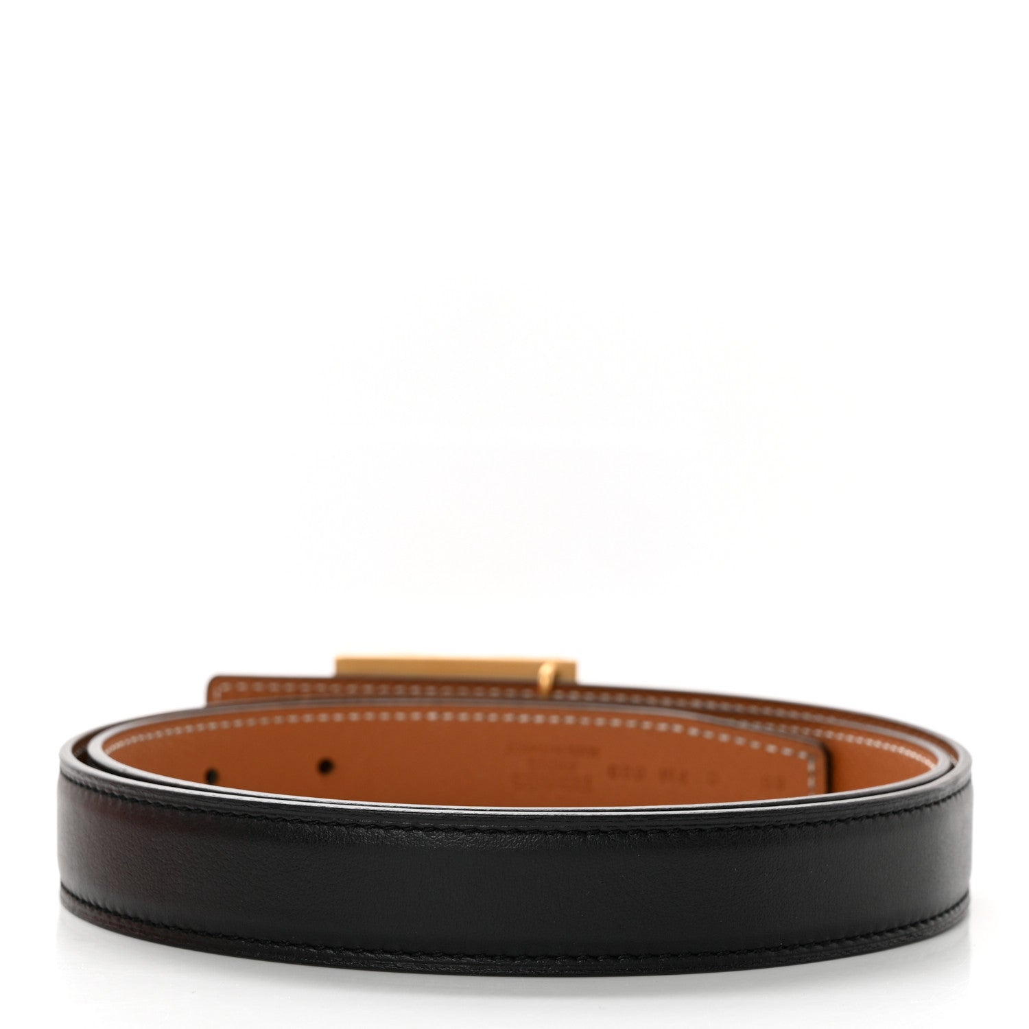 Hermes Swift Epsom 24mm Collier De Chien Belt 85/34 Black Gold 2 of 7