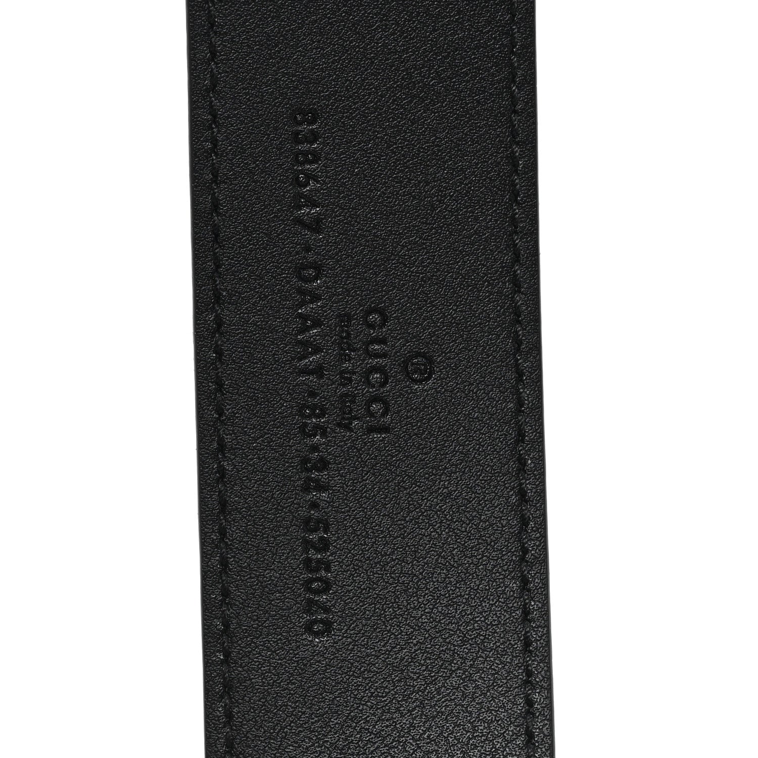 Gucci Moon Calfskin Round Plaque 85 34 Black 3 of 5