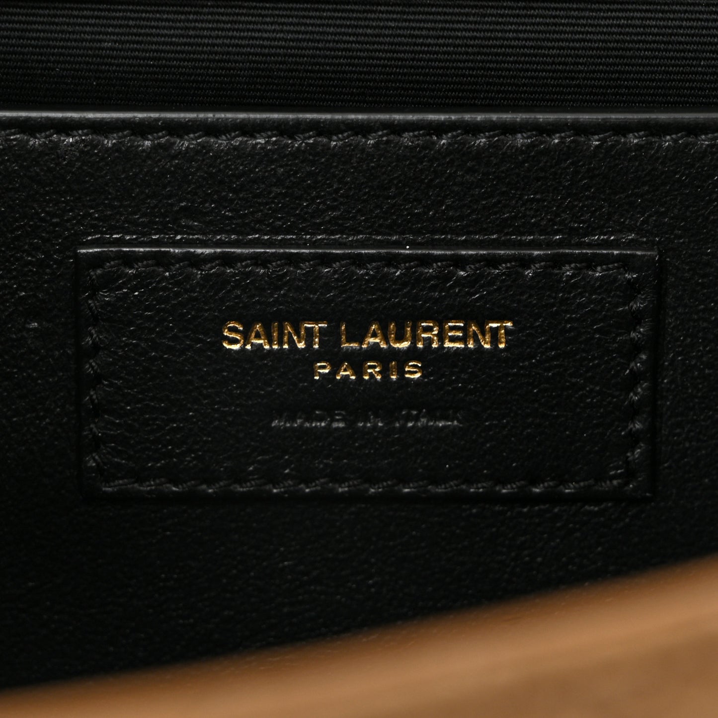 Lambskin Mixed Matelasse Triquilt Medium Monogram Satchel Dark Cork