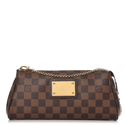 Louis Vuitton Damier Ebene Eva Clutch 1 of 9