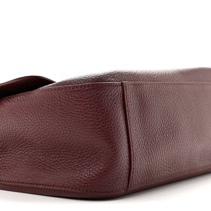 Chanel Grained Calfskin Small Souplissimo Maxi Flap Burgundy 9 of 10
