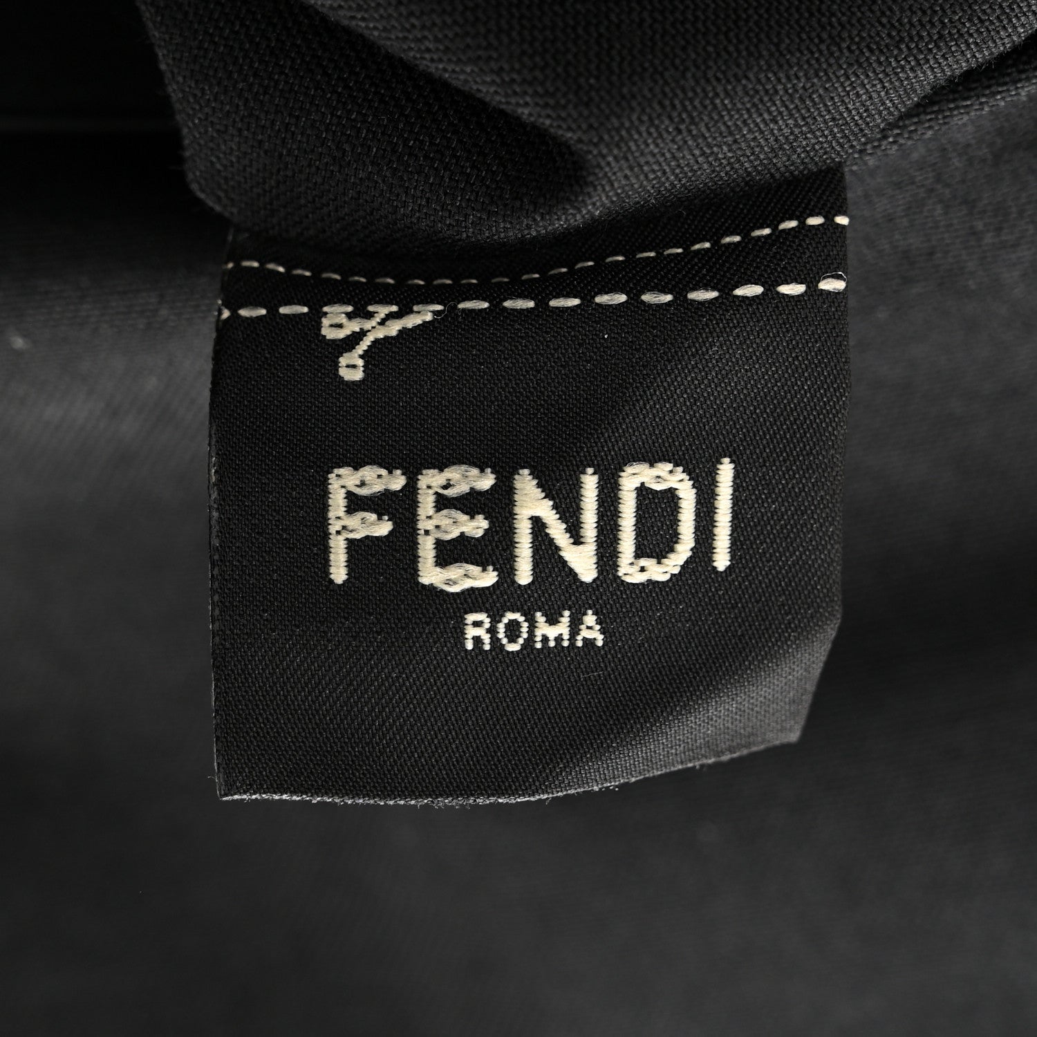 Fendi Vitello Grace Matte Duo Baguette Black 7 of 13
