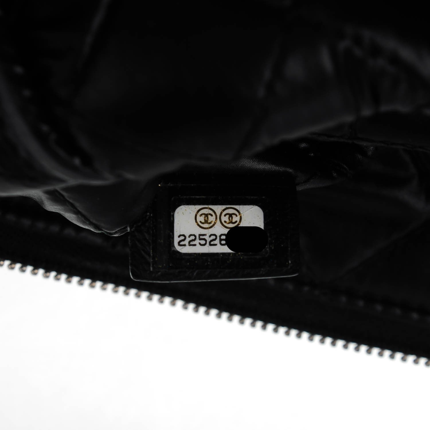 Chanel Lambskin Quilted Medium Boy Cosmetic Case Black 7 of 7