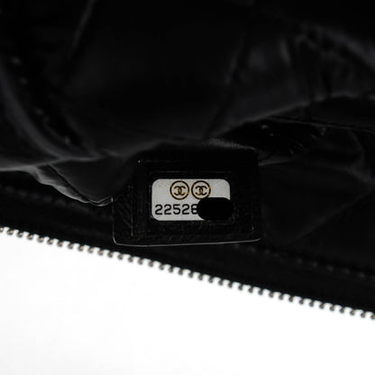 Chanel Lambskin Quilted Medium Boy Cosmetic Case Black 7 of 7