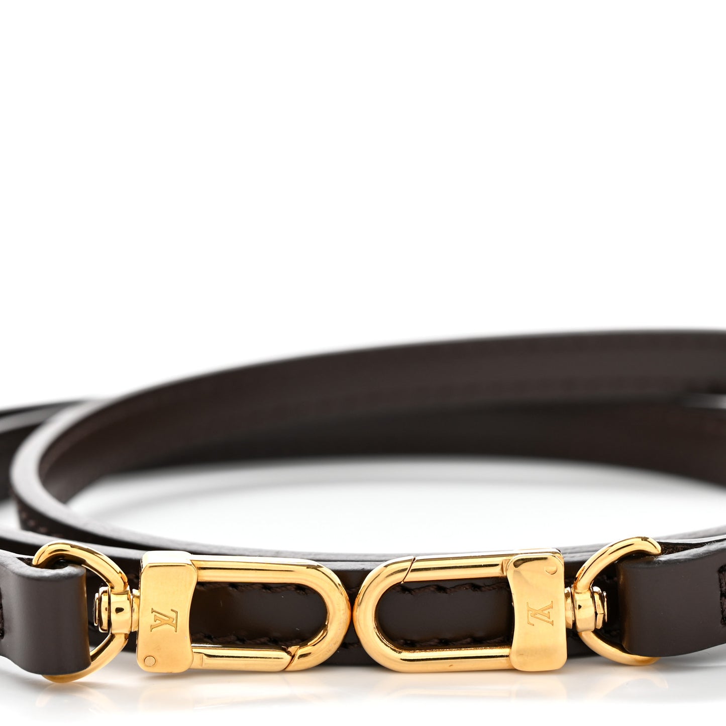 Calfskin Shoulder Strap Brown