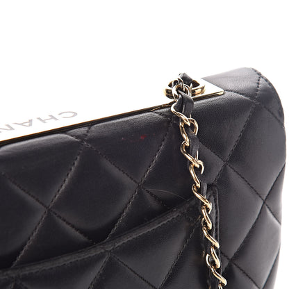Chanel Lambskin Quilted Medium Trendy CC Flap Black 11 of 15