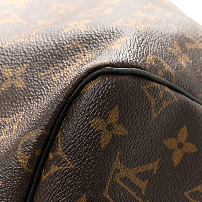 Louis Vuitton Monogram Macassar Keepall Bandouliere 55 10 of 13