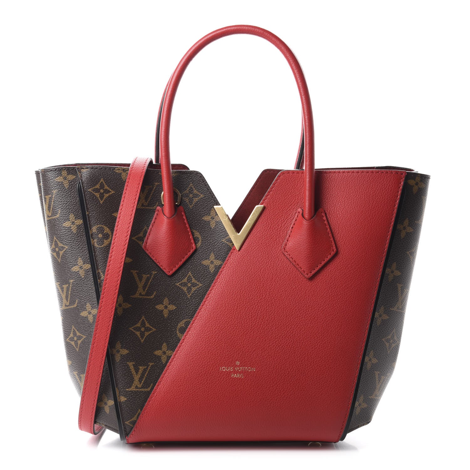 Louis Vuitton Calfskin Monogram Kimono Tote PM Cherry 1 of 11