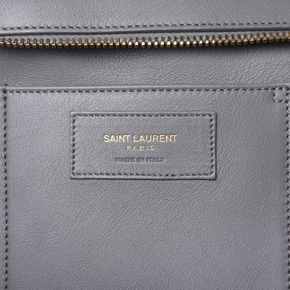 Saint Laurent Smooth Calfskin Small Cabas Monogram Fog 6 of 6