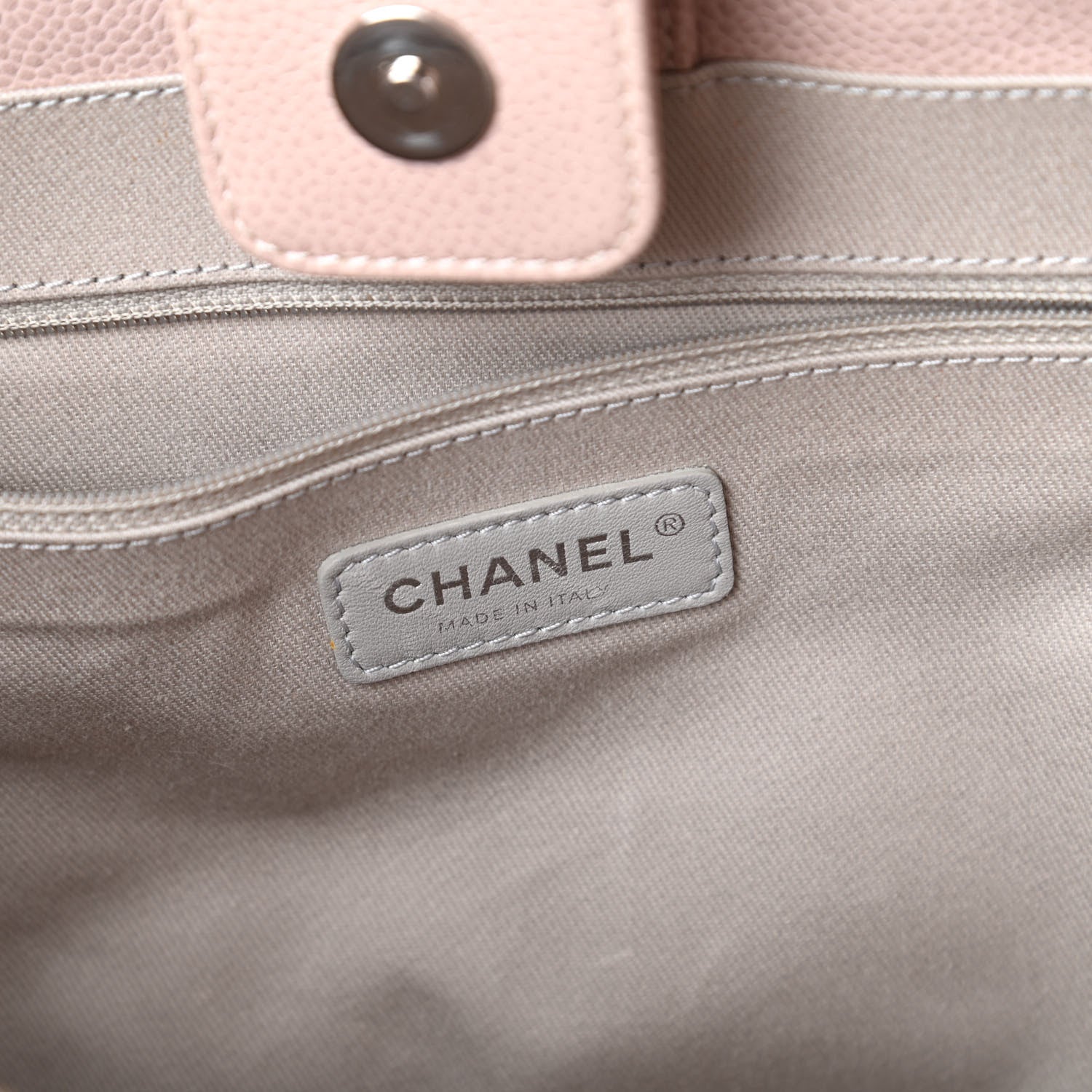 Chanel Glazed Calfskin Medium Deauville Tote Light Pink 4 of 6