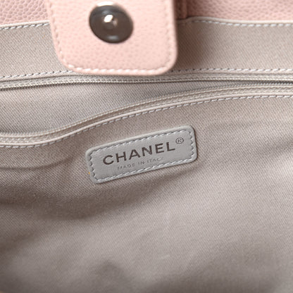 Chanel Glazed Calfskin Medium Deauville Tote Light Pink 4 of 6