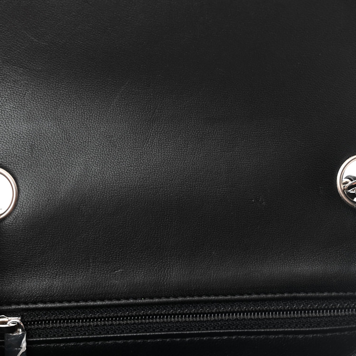 Chanel Lambskin Quilted Mini Square Flap Black 12 of 14