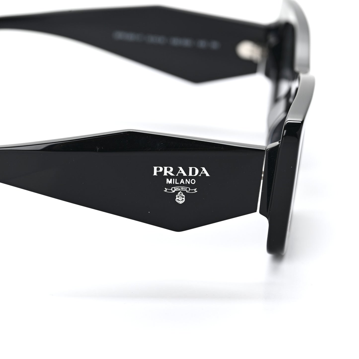Acetate Symbole Sunglasses SPR 08Y Black