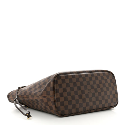 Louis Vuitton Damier Ebene Neo Neverfull MM Rose Ballerine 5 of 14