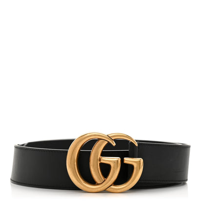 Gucci Calfskin Double G 40mm Belt 80 32 Black 1 of 8