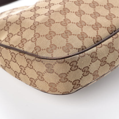 Gucci Monogram Medium Charmy Hobo Dark Brown 11 of 18