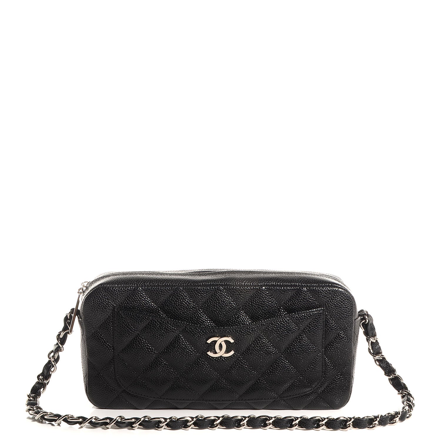 Chanel Caviar Quilted Timeless Camera Case Black 1 of 8