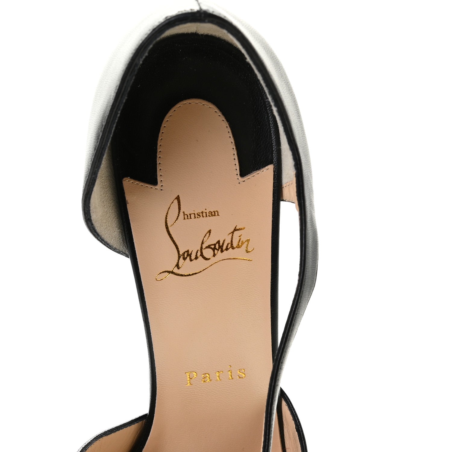 Christian Louboutin Calfskin Catchy Two 120 Pumps 40 Black 7 of 10