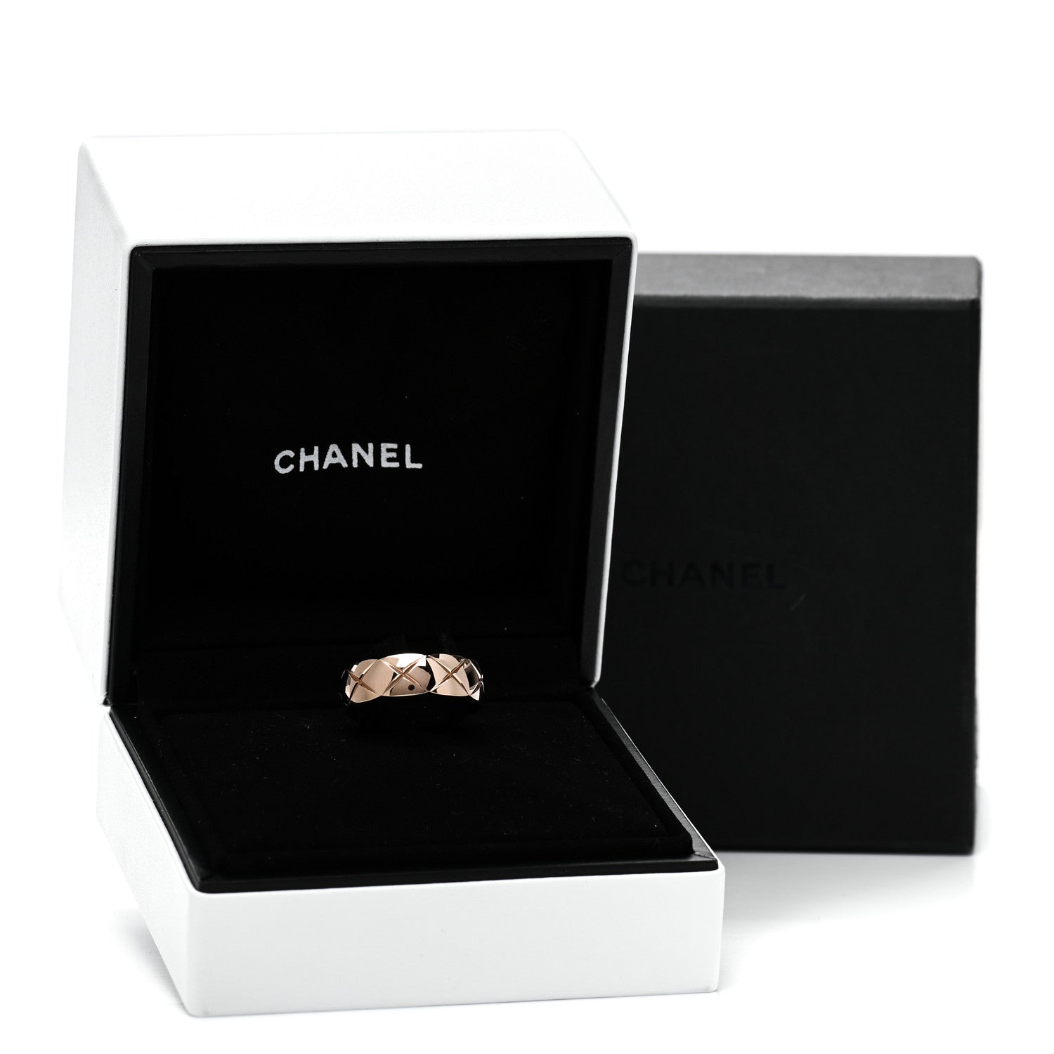Chanel 18K Beige Gold Small Coco Crush Ring 54 7 6 of 6