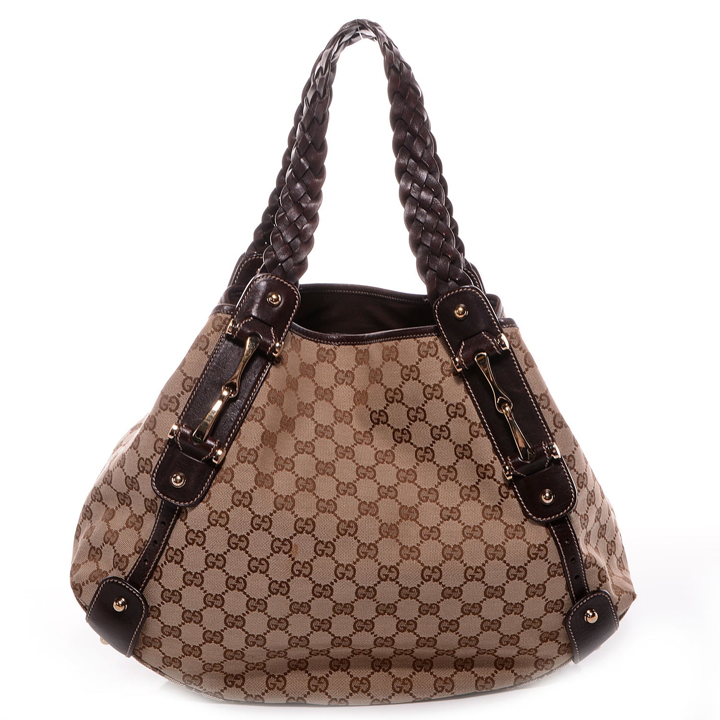 Monogram Medium Pelham Tote Brown