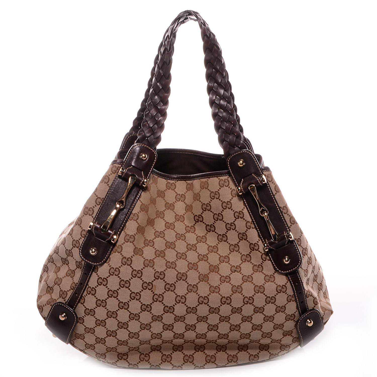 Gucci Monogram Medium Pelham Tote Brown 1 of 7
