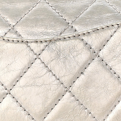 Chanel Metallic Aged Calfskin Quilted 2.55 Reissue 227 Flap Silver 12 of 12