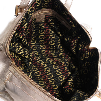 Gucci Leather Britt Boston Gold 5 of 7