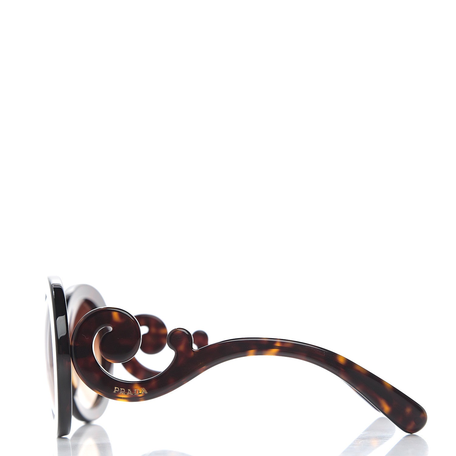 Prada Baroque Sunglasses SPR 27N Tortoise 3 of 8