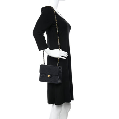 Chanel Lambskin Quilted Mini Square Flap Black 2 of 13