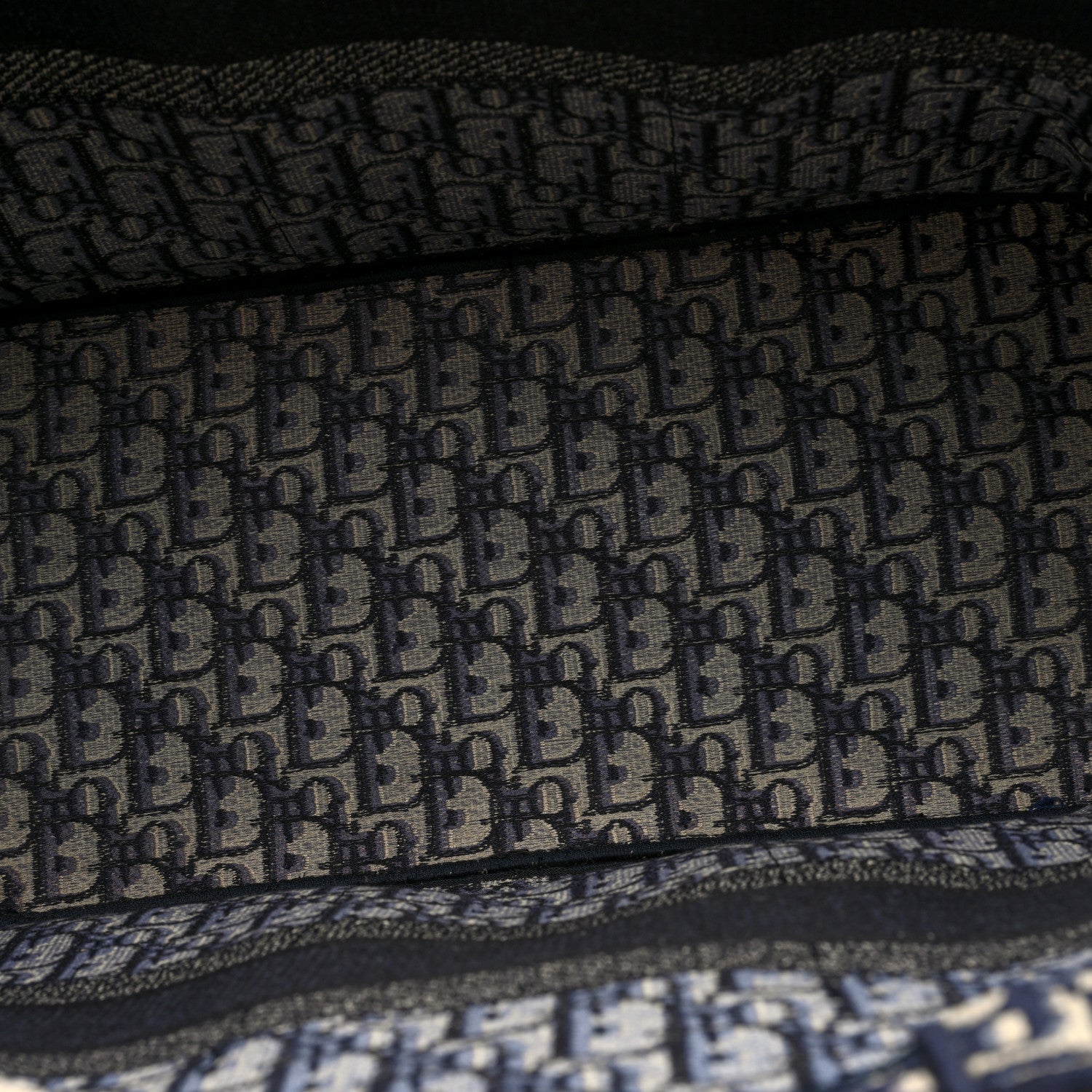 Christian Dior Oblique Catherine Tote Blue 5 of 10