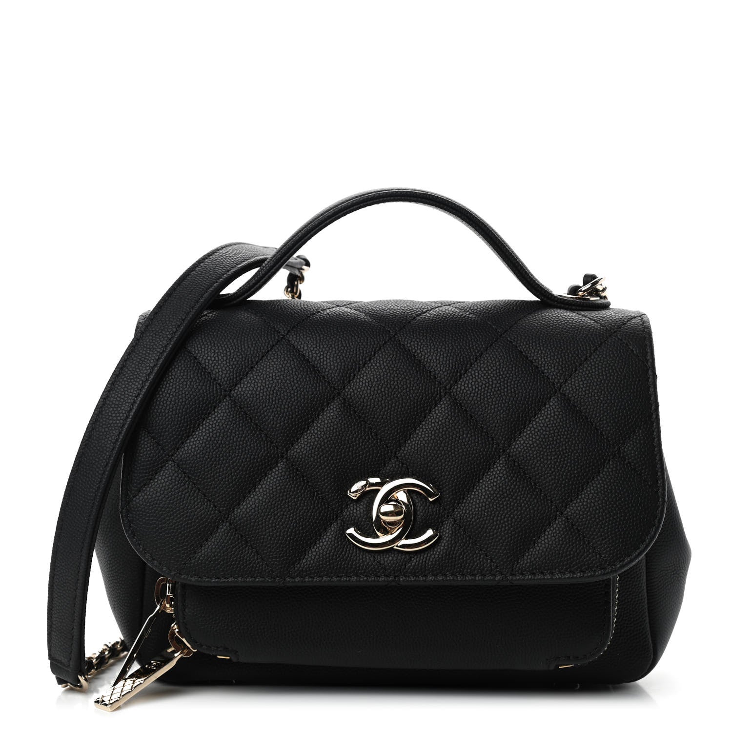 Chanel Caviar Quilted Small Business Affinity Flap Black 1 of 10