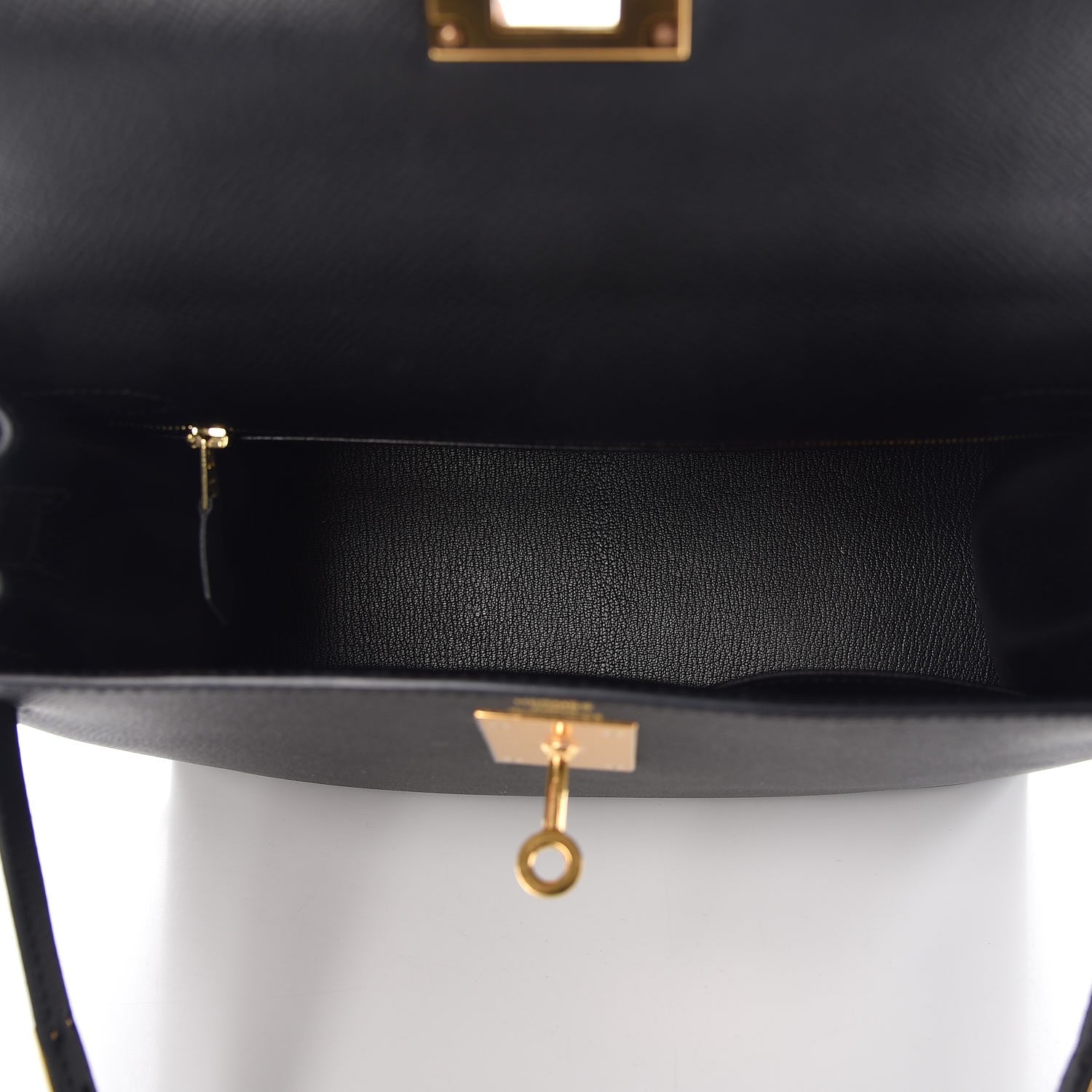 Hermes Epsom Kelly Sellier 28 Black 9 of 37