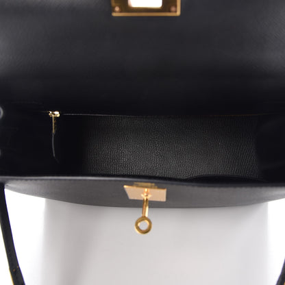 Hermes Epsom Kelly Sellier 28 Black 9 of 37