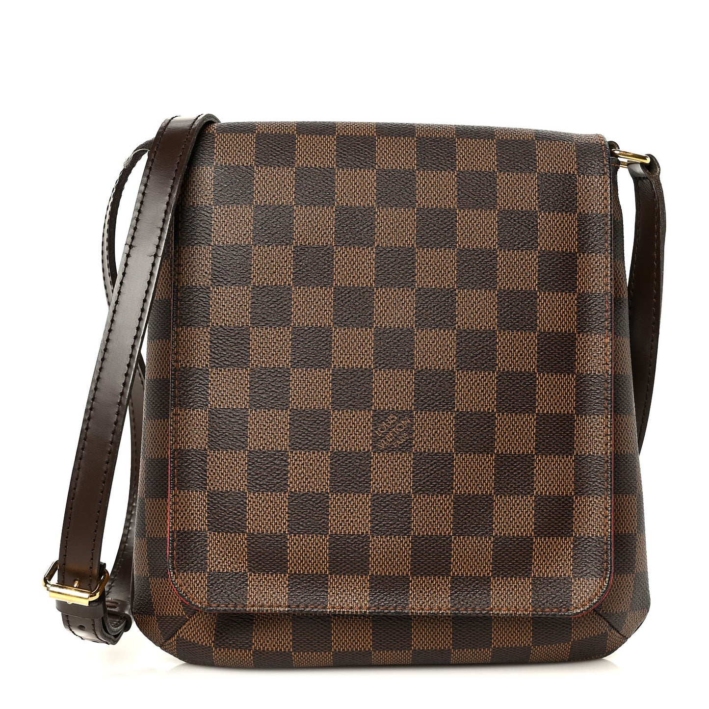 Damier Ebene Musette Salsa Long Strap