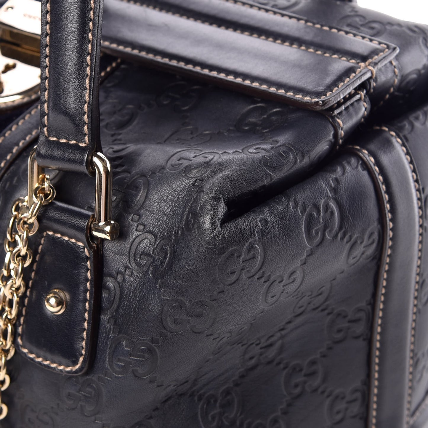 Guccissima Treasure Boston Black