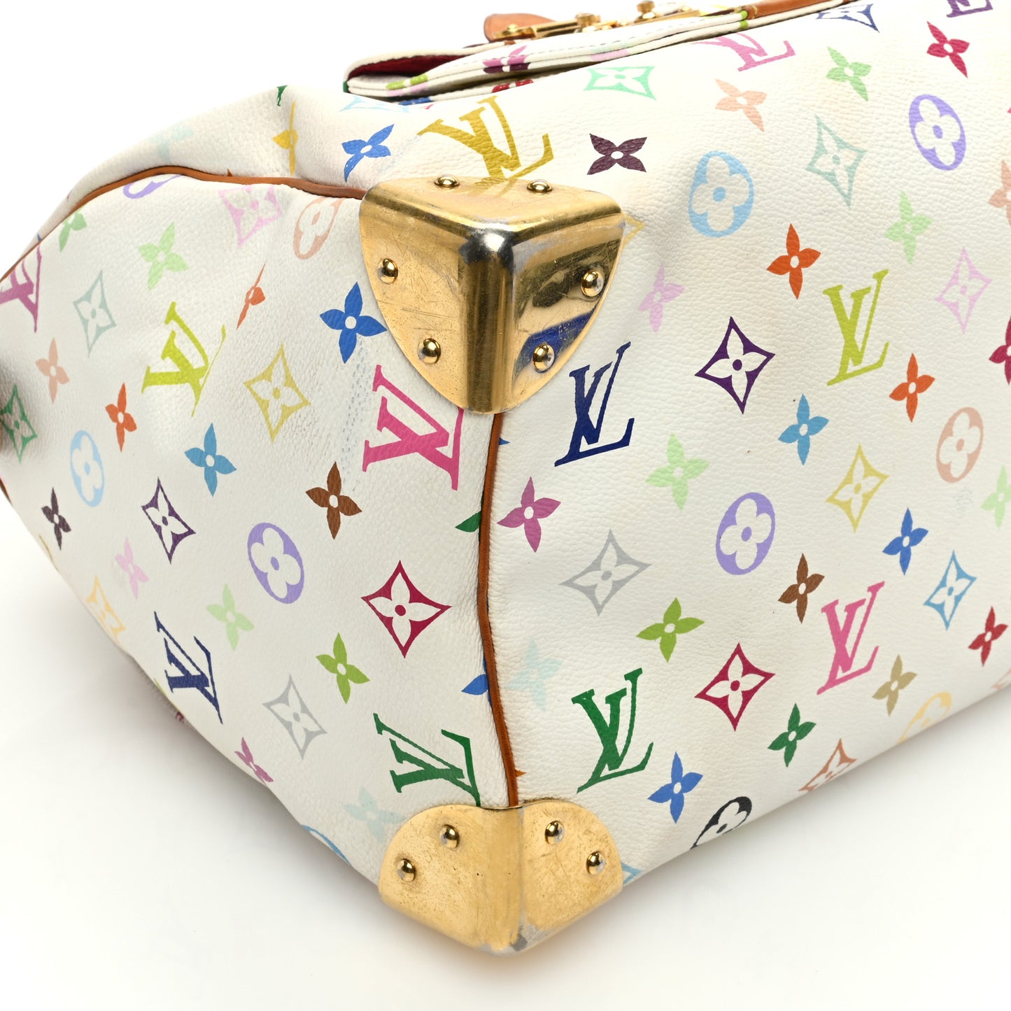 Monogram Multicolor Speedy 30 White