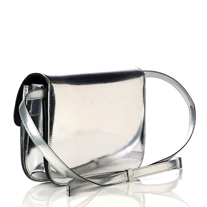 Celine Mirror Box Calfskin Medium Classic Box Flap Bag Silver 5 of 24