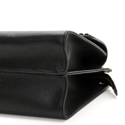 Fendi Vitello Elite Studded Monster Mini Demi Jour Shoulder Bag Black 10 of 10