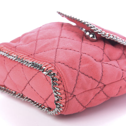 Stella McCartney Shaggy Deer Quilted Mini Falabella Backpack Pink Fluo 6 of 8