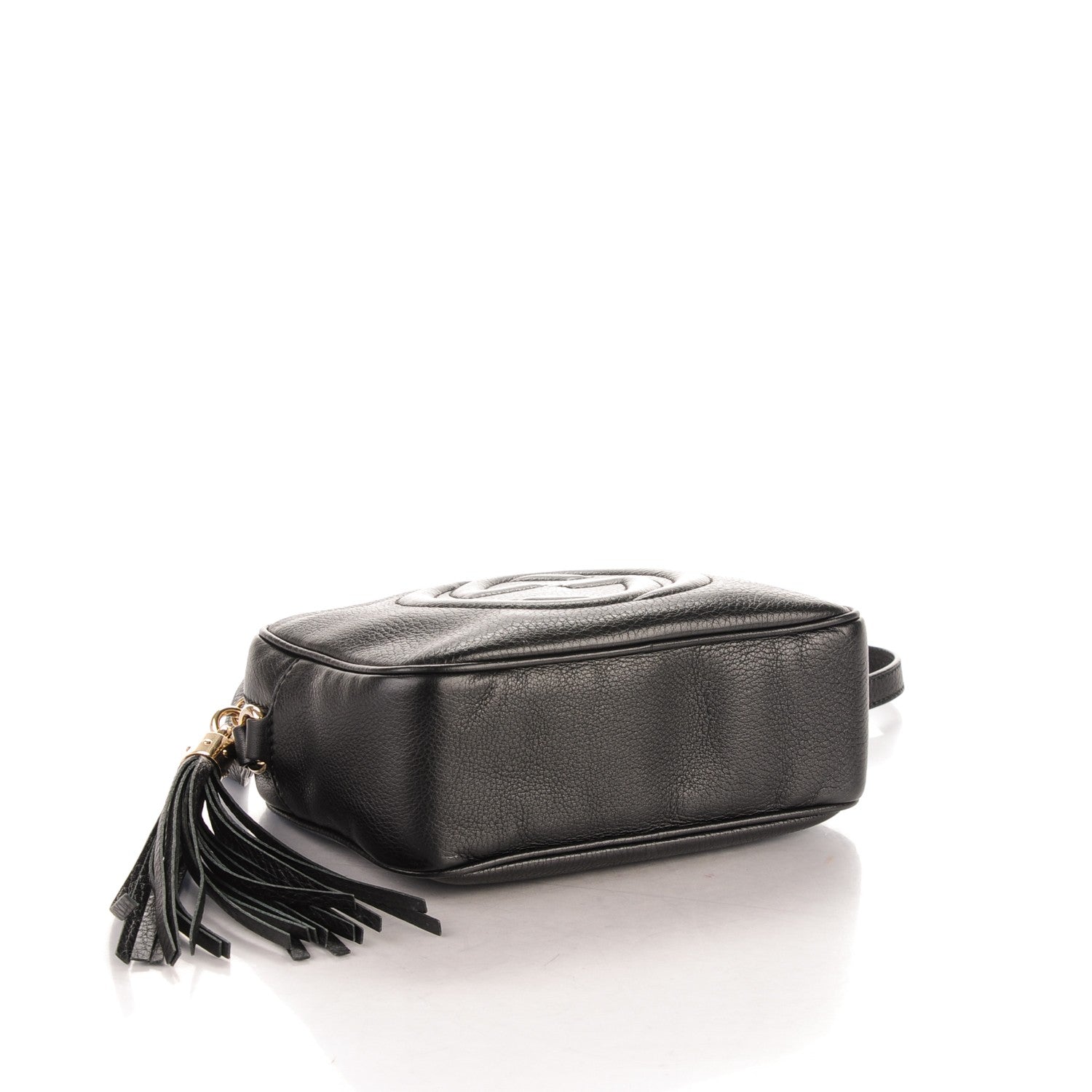 Gucci Pebbled Calfskin Small Soho Disco Bag Black 4 of 7