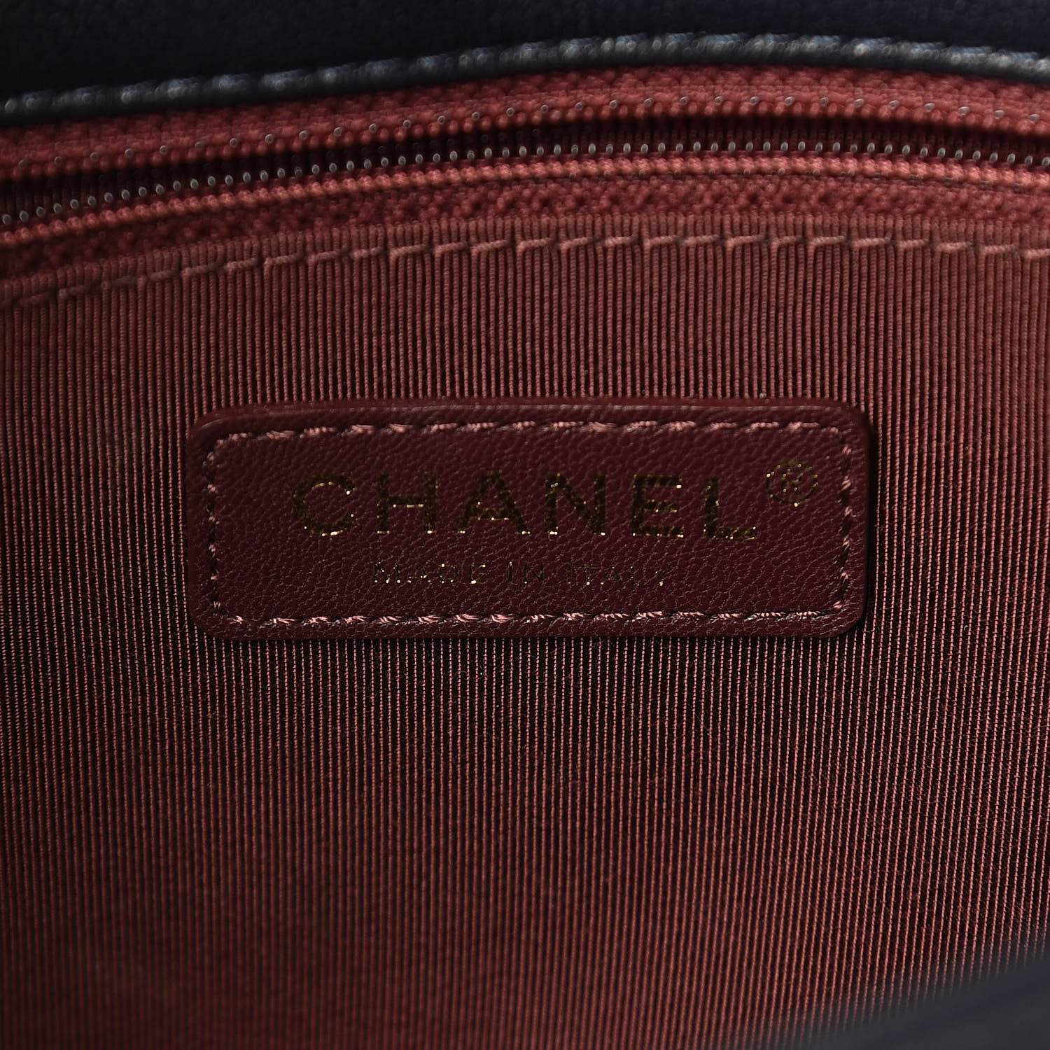 Chanel Sheepskin Quilted Vintage Mademoiselle Flap Navy 6 of 13