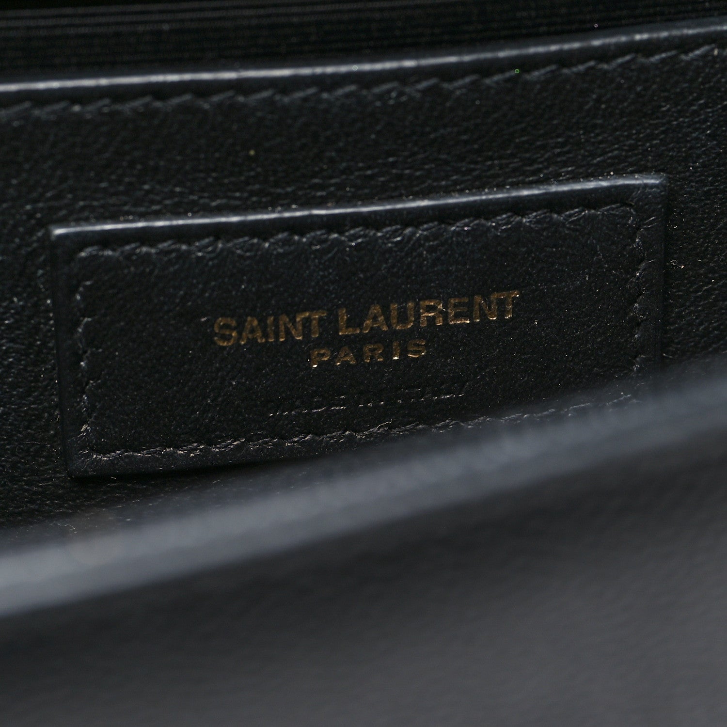 Saint Laurent Grain De Poudre Small Monogram Kate Satchel Black 6 of 9