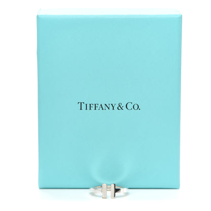 Tiffany Sterling Silver T Square Ring 51 5.75 6 of 6
