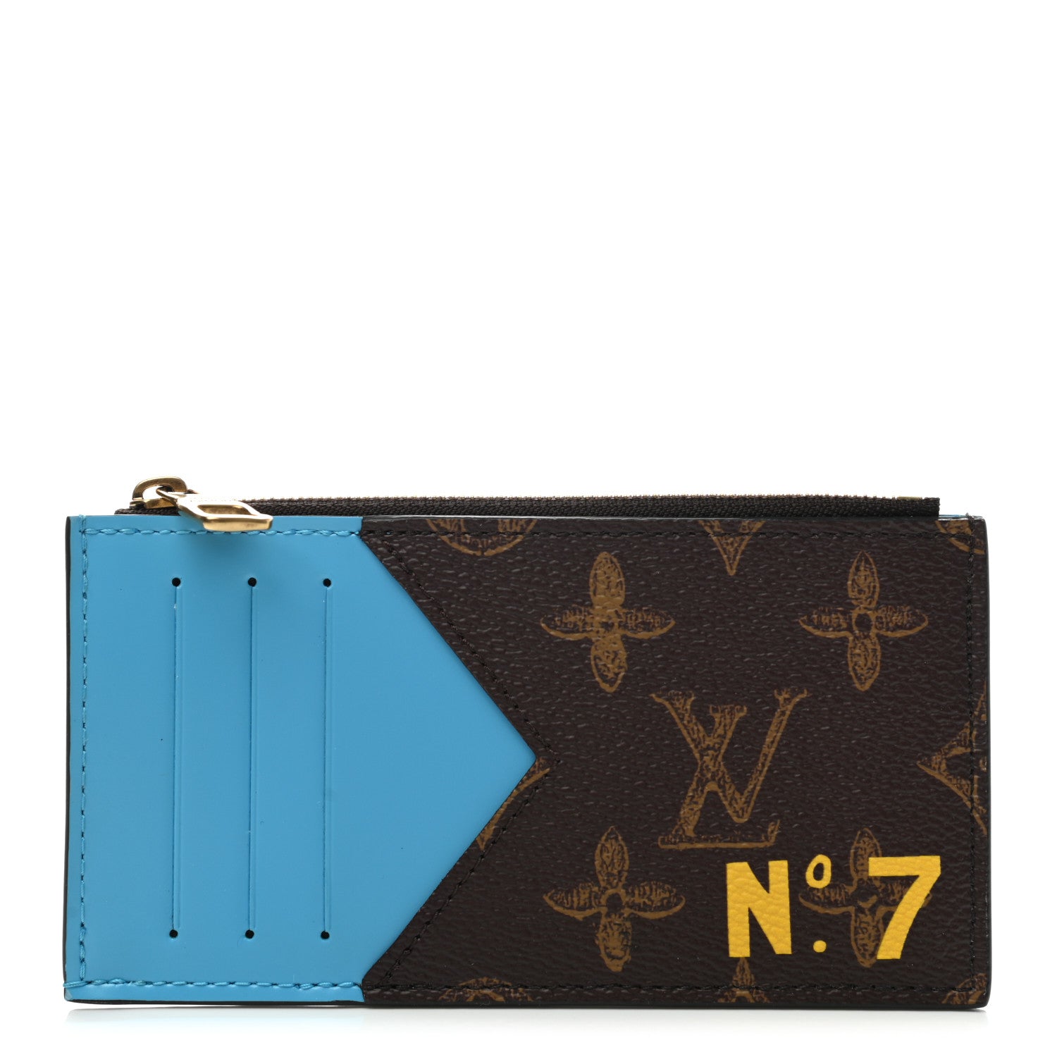 Louis Vuitton Monogram Vintage Calfskin Trunk L'œil Coin Card Holder 1 of 6