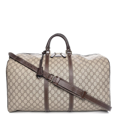 Gucci GG Plus Monogram Large Carry On Duffle Bag Brown 1 of 8