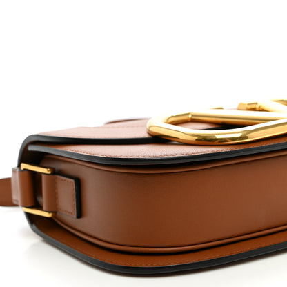 Valentino Garavani Smooth Calfskin Supervee Shoulder Bag Saddle Brown 8 of 9