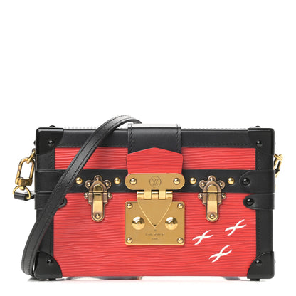 Louis Vuitton Epi Petite Malle Coquelicot 1 of 9