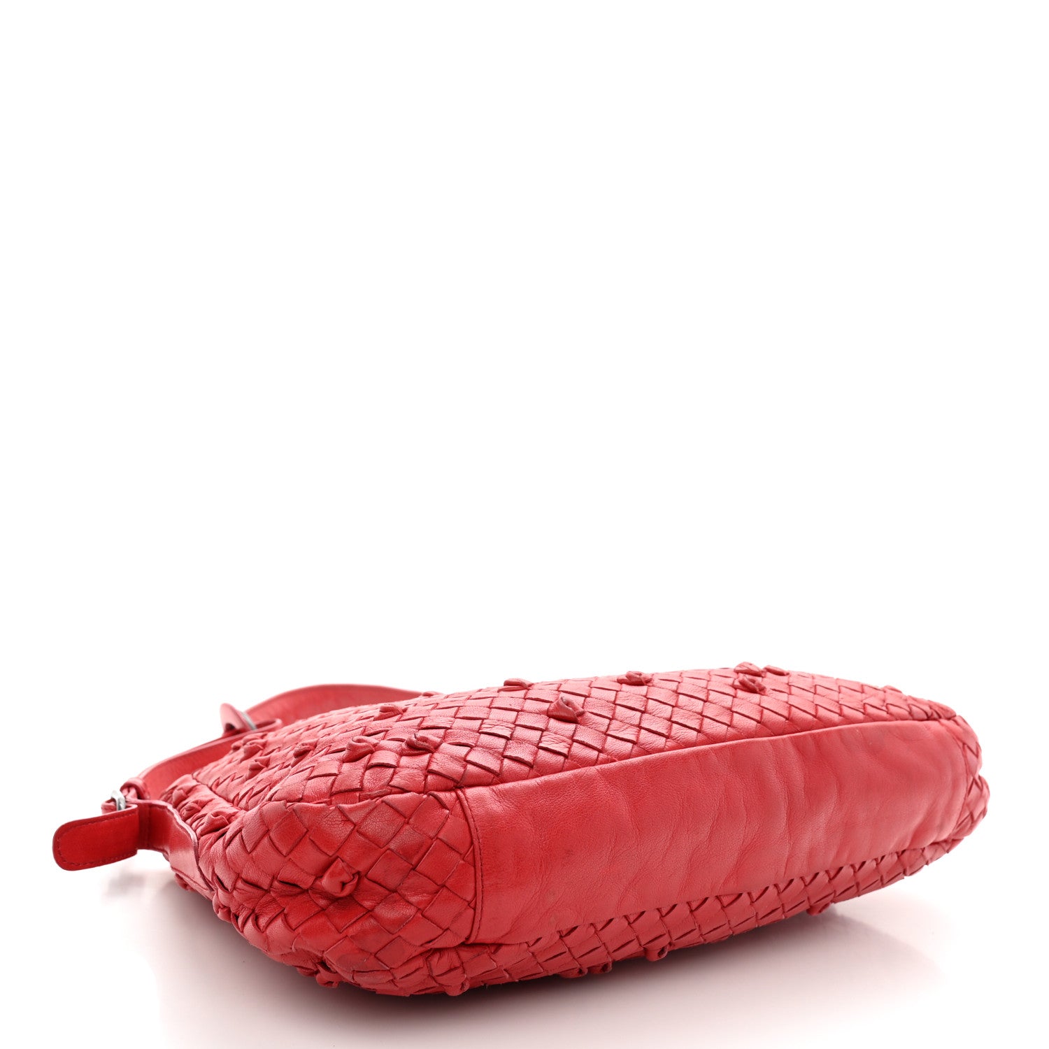 Bottega Veneta Nappa Intrecciato Naruto Knot Hobo Fraise 4 of 14