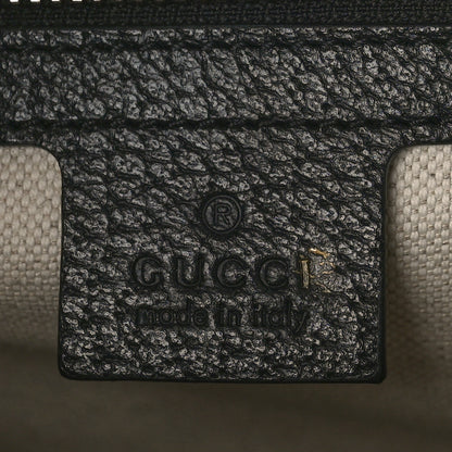 Gucci Canvas Plaid ICCUG Embroidered Small Tote Bag Black White Red Blue Smile Yellow 5 of 8