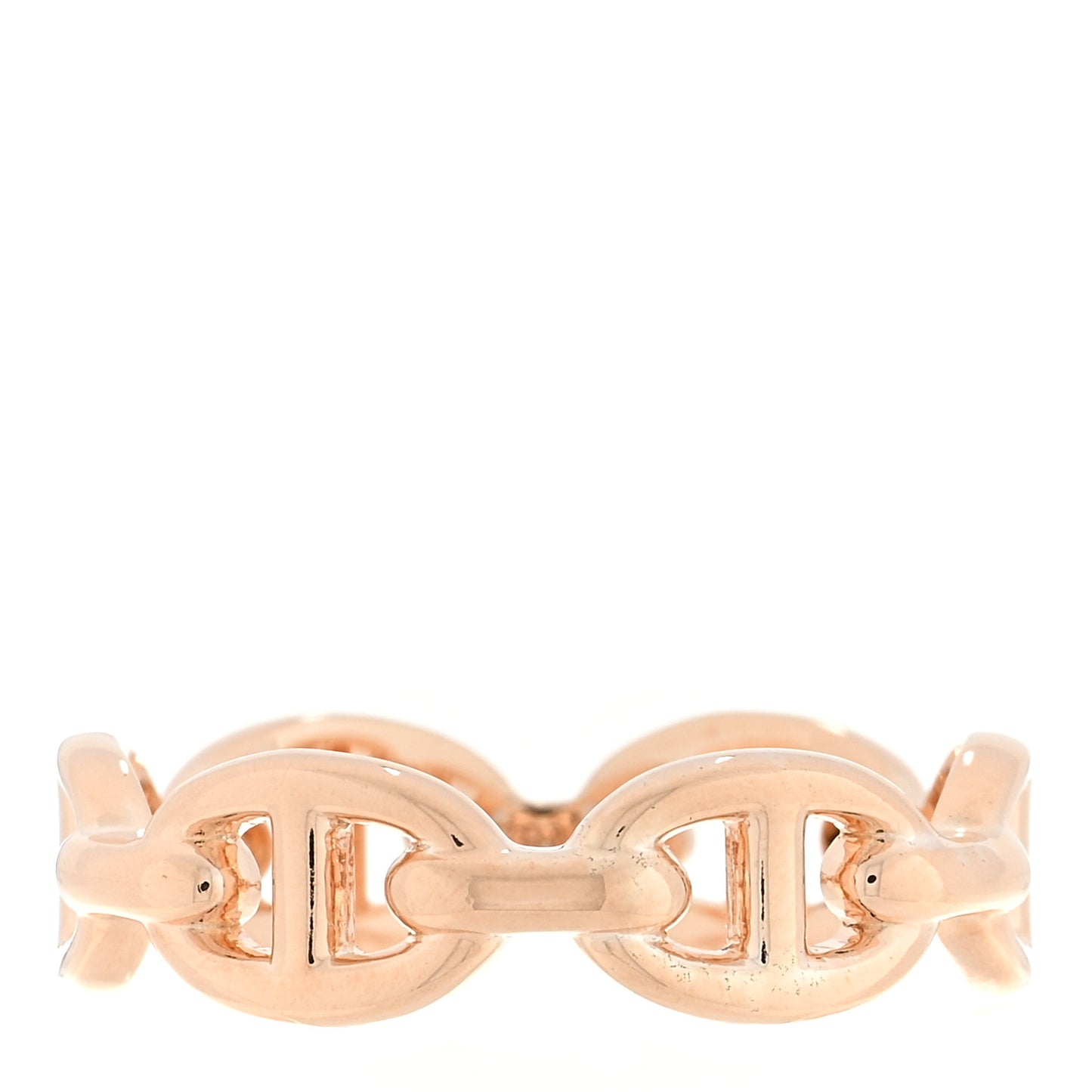 18K Rose Gold PM Chaine d'Ancre Enchainee Ring 54 7